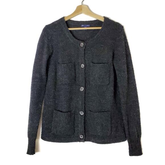 GAP | Alpaca Wool Blend 4 Pocket Cardigan - Picture 1 of 6